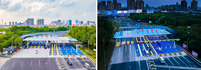 彩色車道點亮蘇州高速，智慧出行新體驗