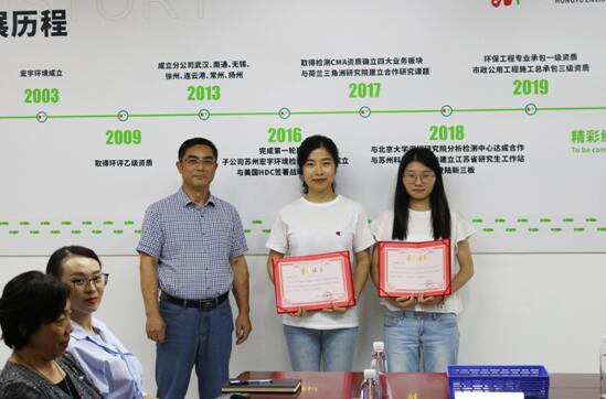 熱烈祝賀蘇州科技大學、蘇州市環保產業協會、宏宇環境聯合主辦的首期環保專業培訓班結業